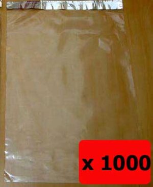 QTY 1000 - 6" x 7" Clear Poly Bags SELF SEAL (165x230mm)