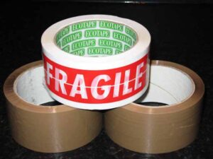 QTY 3 Rolls -  2 BROWN / 1 FRAGILE