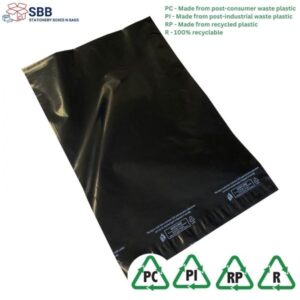 BLACK Mailing Postal Bags