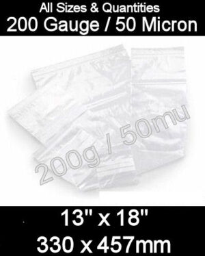 13 x 18" - 330x457 - 200g/50mu
