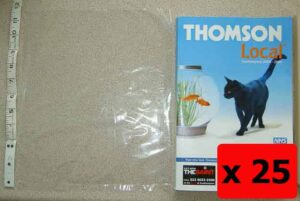QTY 25 - 10" x 12" Clear Poly Bags 120g (250x300mm)
