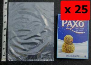 QTY 25 - 8" x 10" Clear Poly Bags 120g (200x250mm)