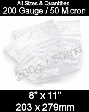 8 x 11" - 203x279 - 200g/50mu