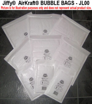 JL00 JIFFY Genuine Bubble Padded Mail Bags 115x195mm