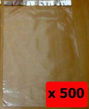 QTY 500 - 6" x 7" Clear Poly Bags SELF SEAL (165x230mm)