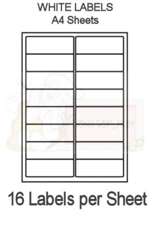 16 Labels per Sheet