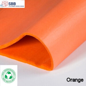 Orange Tissue Paper 20x30" 500x750mm